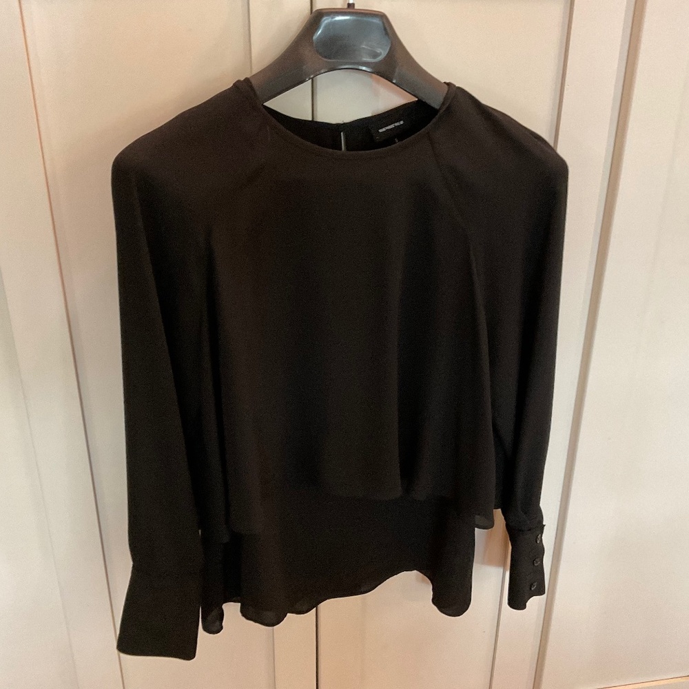 Who What Wear Black Blouse